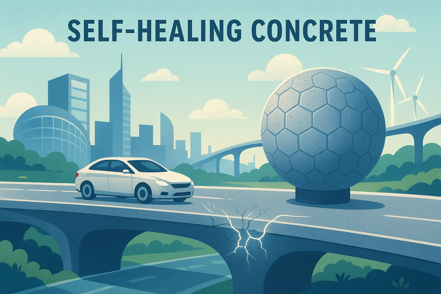 self healing concrete